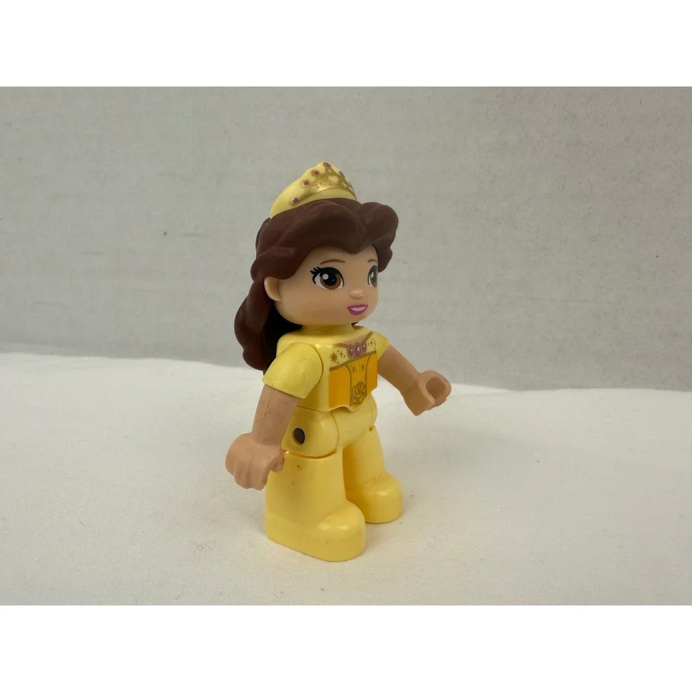LEGO Duplo Disney Princess Belle Minifigure Yellow Ballgown‎ Tiara Figure